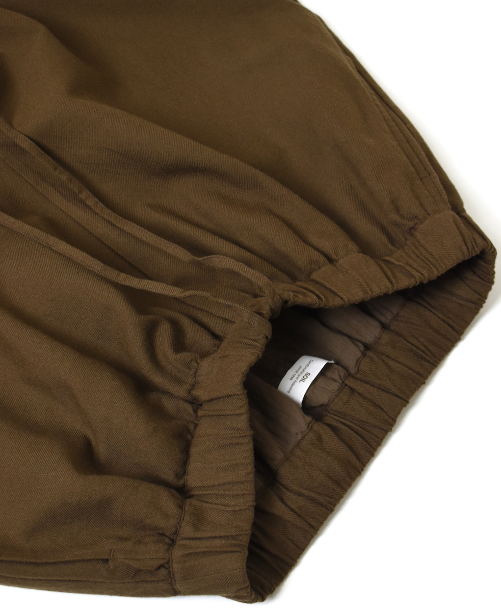 INSL23736 (パンツ) COTTON WOOL TWILL WEAVE PLAIN EASY PANTS