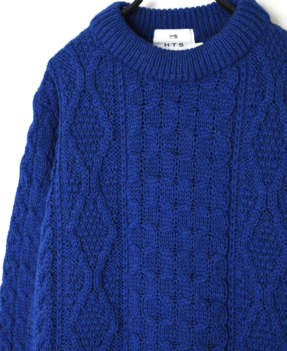 CHT2051 (ニット) WOOL ARAN CREW PULLOVER