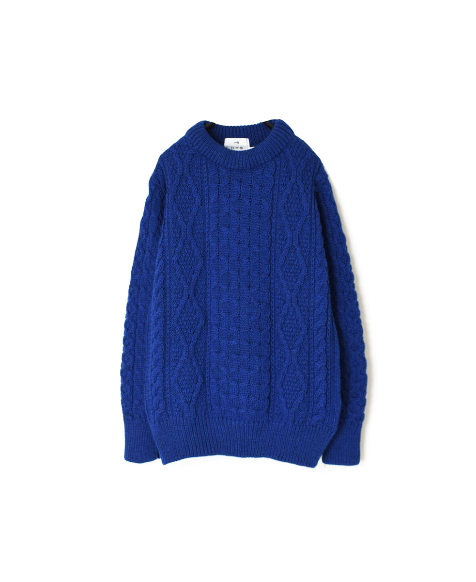 CHT2051 (ニット) WOOL ARAN CREW PULLOVER