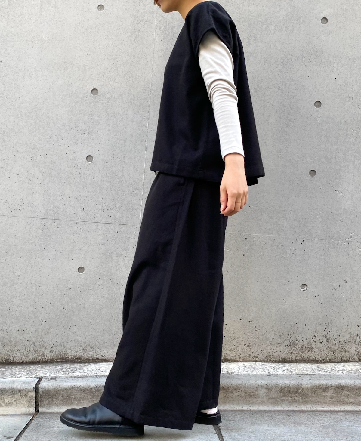 INSL23736 (パンツ) COTTON WOOL TWILL WEAVE PLAIN EASY PANTS