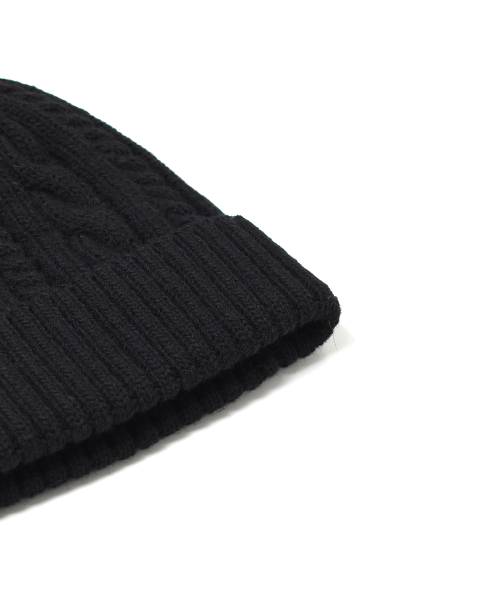 BNHT1951 (帽子) WOOL ARAN CABLE WATCH CAP