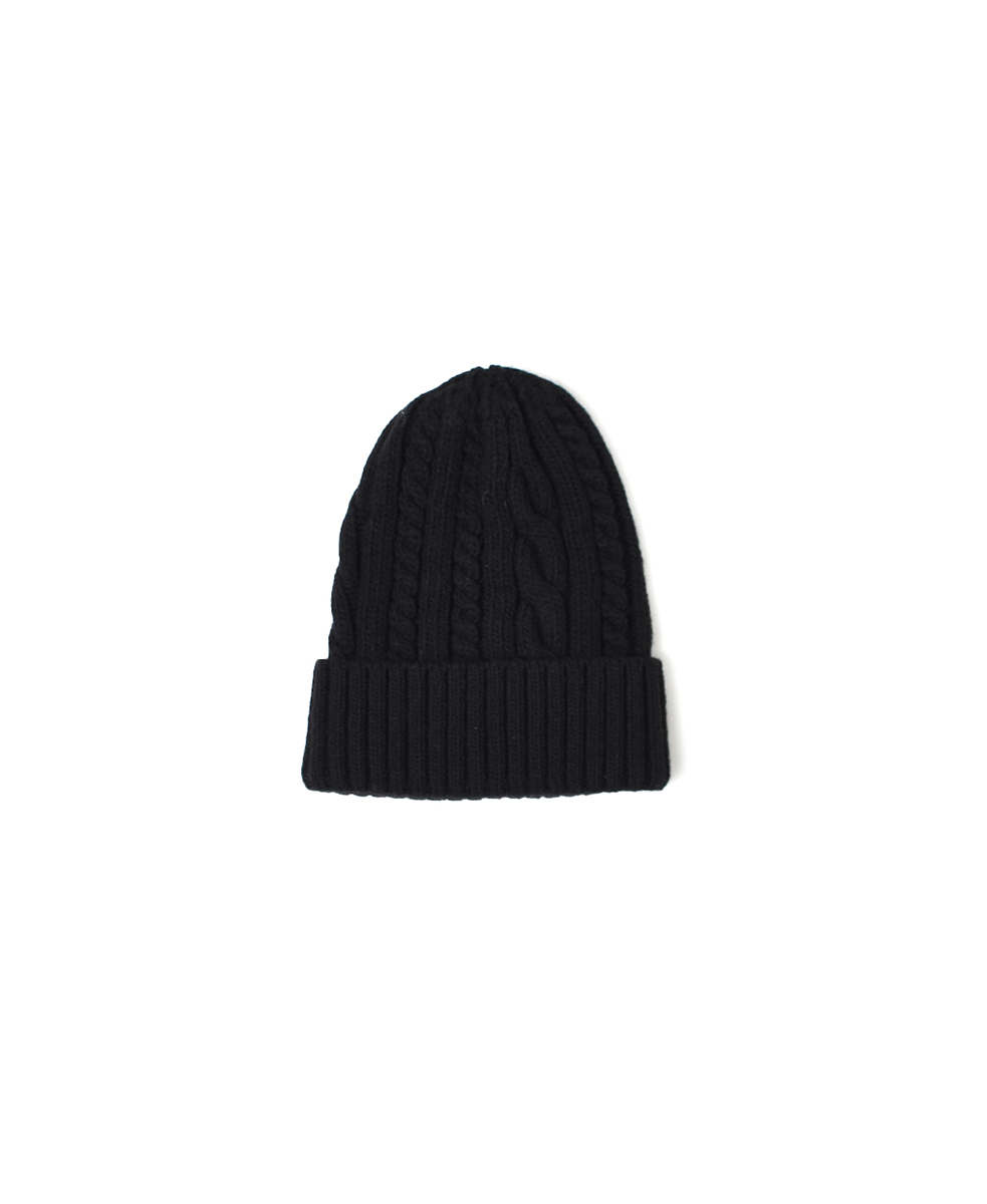 BNHT1951 (帽子) WOOL ARAN CABLE WATCH CAP