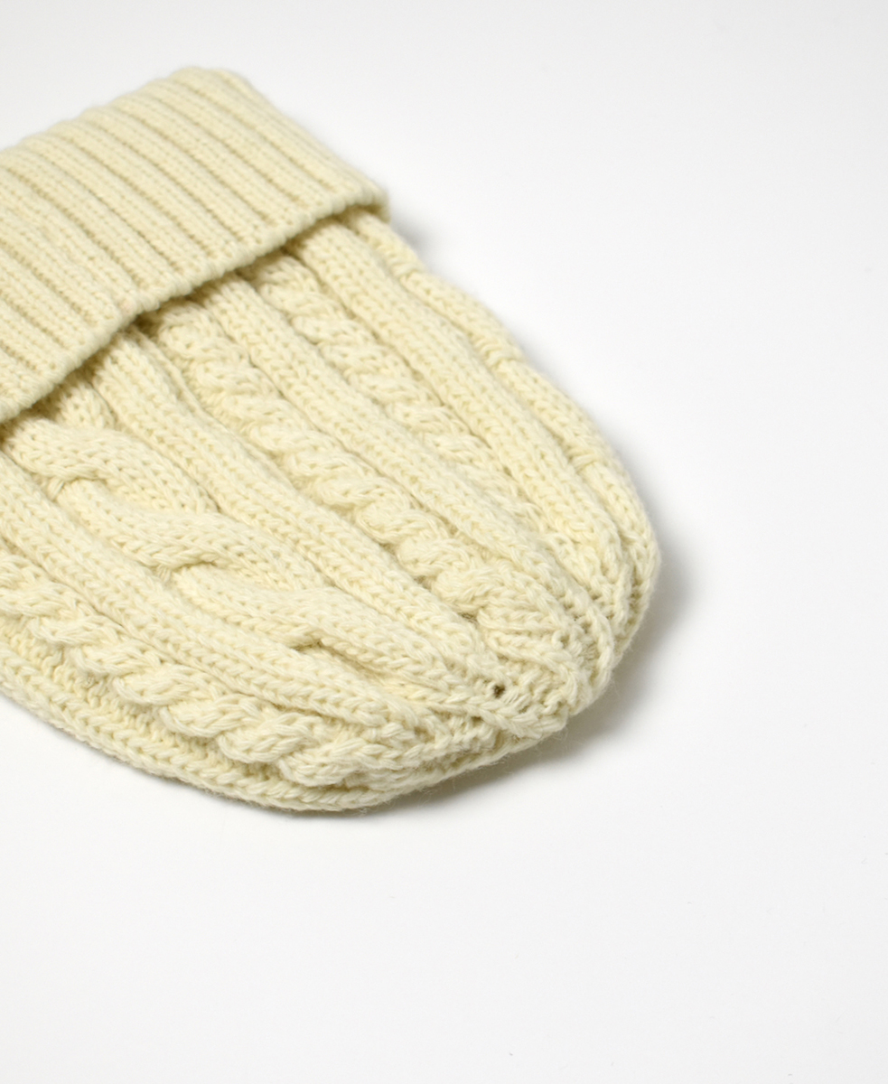 BNHT1951 (帽子) WOOL ARAN CABLE WATCH CAP