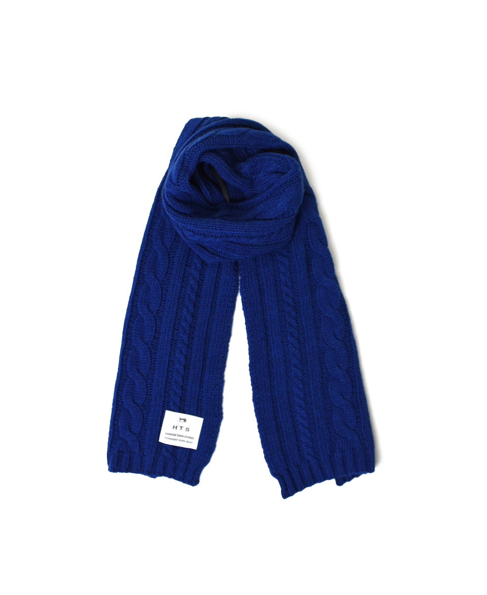 BNHT2251 (スカーフ) WOOL CABLE SCARF