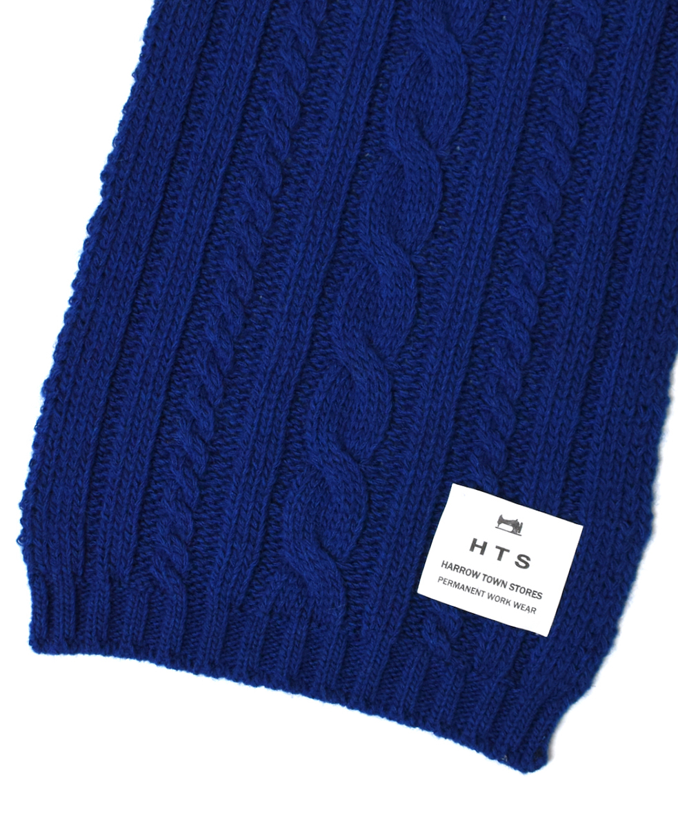 BNHT2251 (スカーフ) WOOL CABLE SCARF