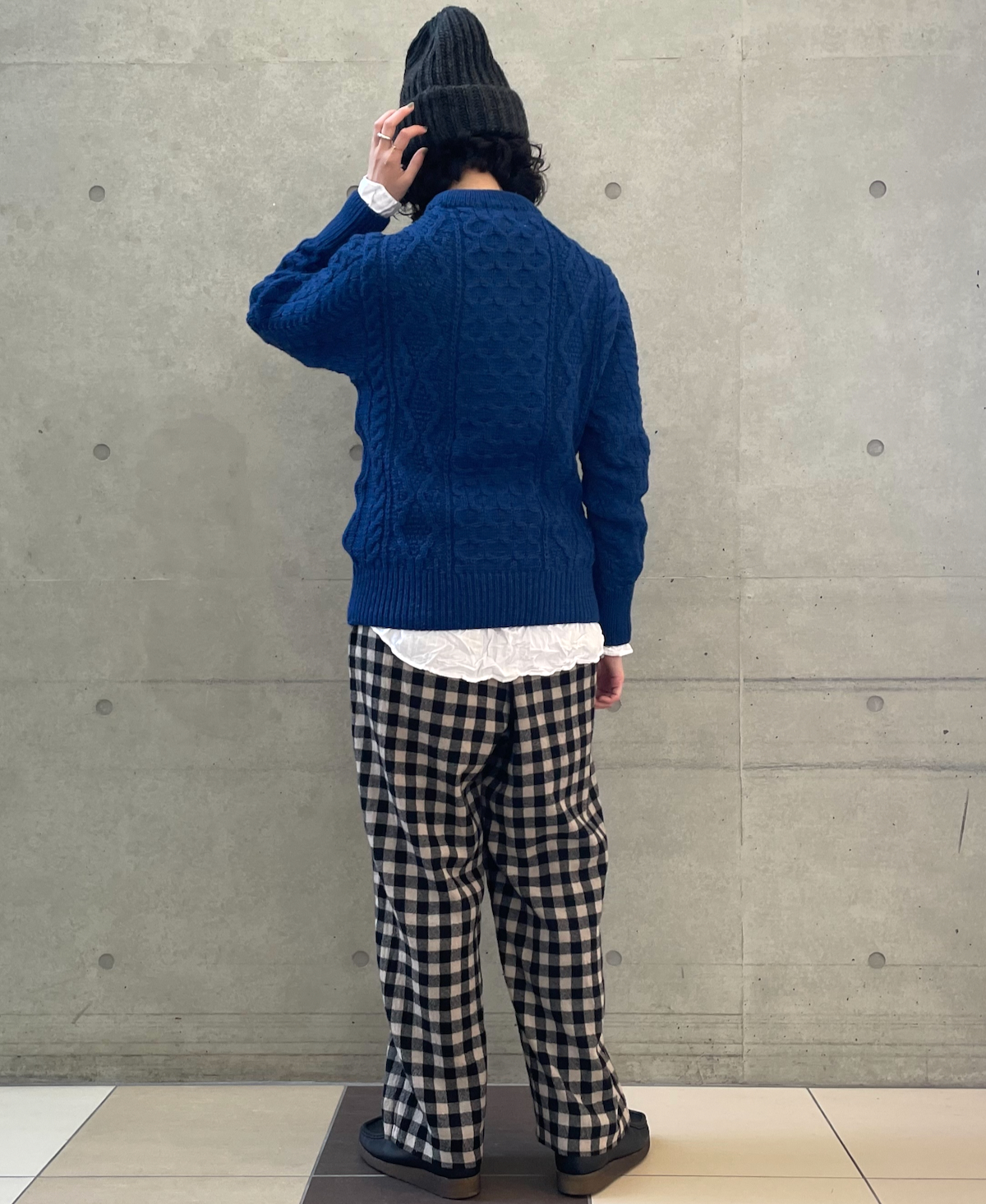 CHT2051 (ニット) WOOL ARAN CREW PULLOVER