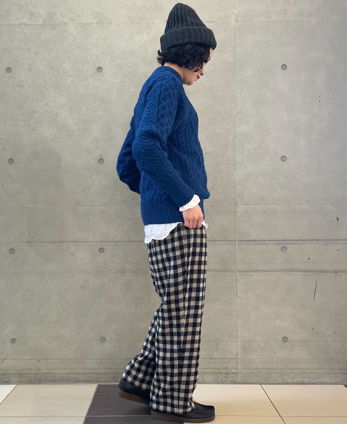 CHT2051 (ニット) WOOL ARAN CREW PULLOVER