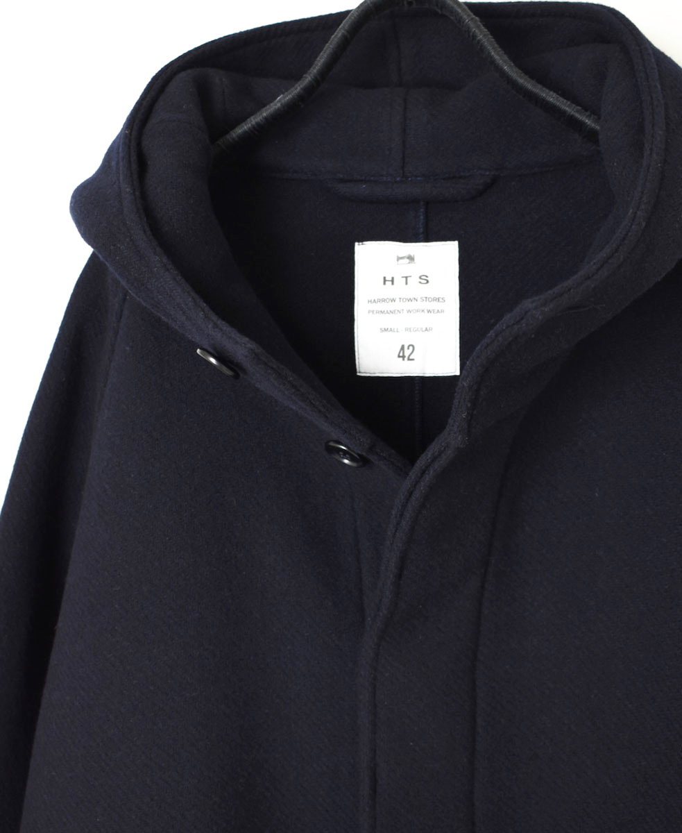 NHT2361WPR (コート) HEAVY WEIGHT WOOL TWILL HOODED SHORT COAT