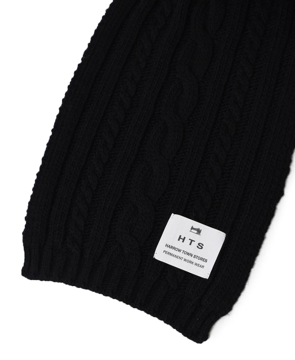BNHT2251 (スカーフ) WOOL CABLE SCARF