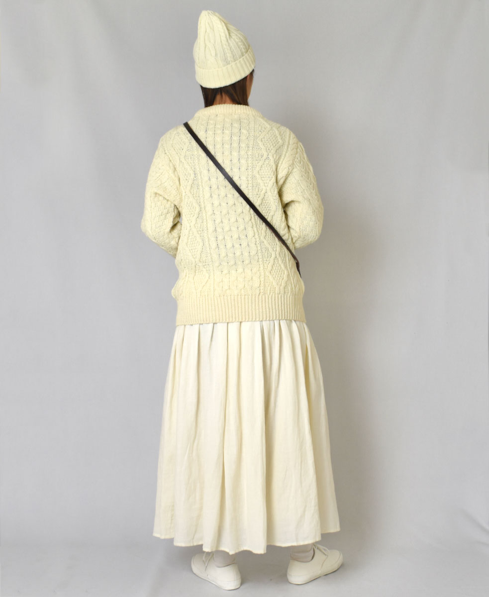 CHT2051 (ニット) WOOL ARAN CREW PULLOVER