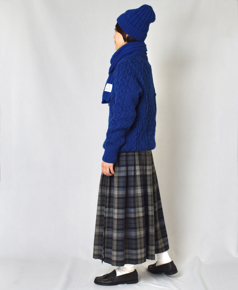 BNHT1951 (帽子) WOOL ARAN CABLE WATCH CAP