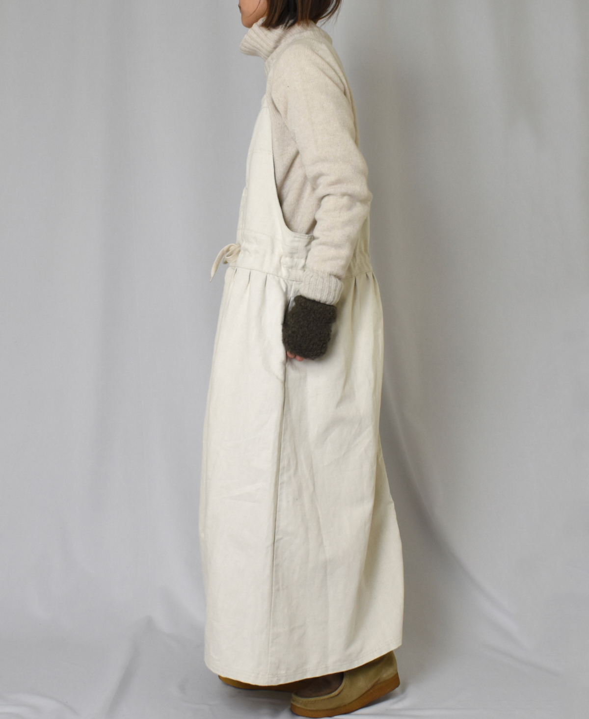 JNAMP1651 (ニット) GEELONG LAMBSWOOL POLO NECK SADDLE SHOULDER P/O