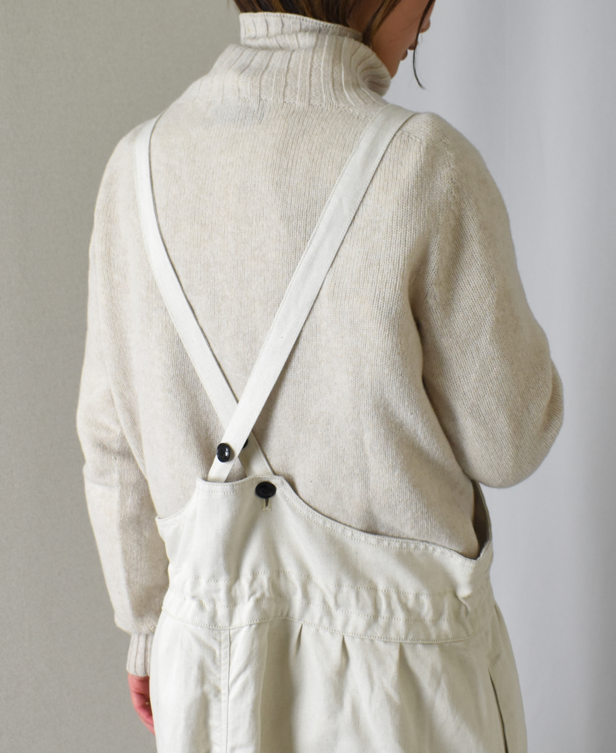 JNAMP1651 (ニット) GEELONG LAMBSWOOL POLO NECK SADDLE SHOULDER P/O