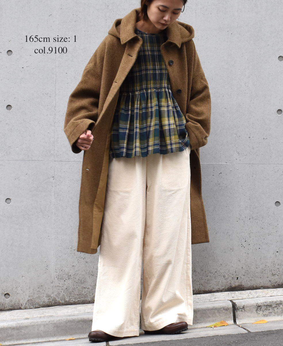 GNMDS2052CR (パンツ) TROUSERS/8WALE CORDUROY EASY WIDE PANTS