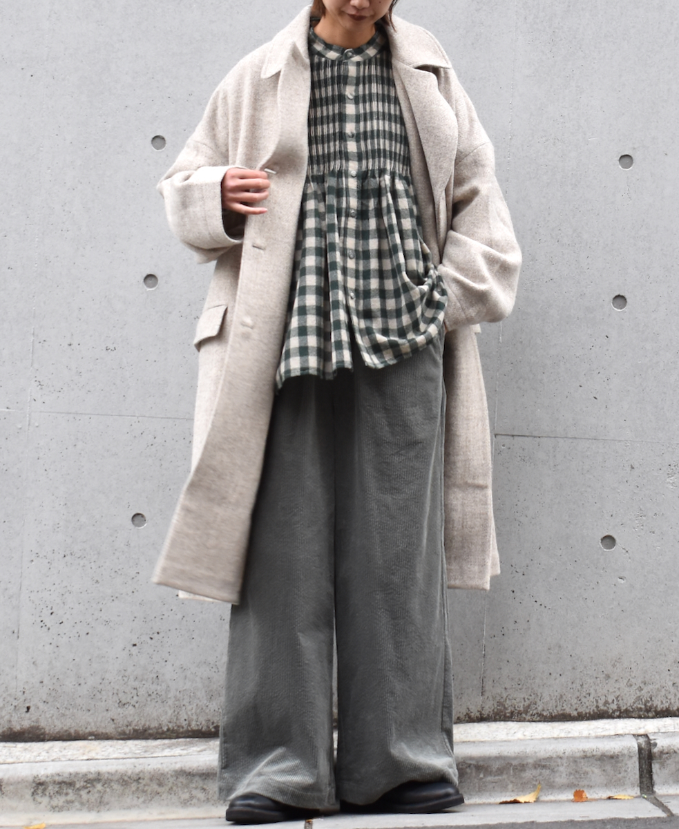 GNMDS2052CR (パンツ) TROUSERS/8WALE CORDUROY EASY WIDE PANTS