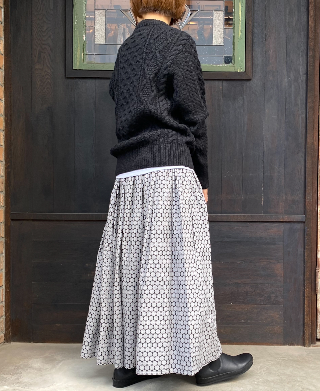 CHT2051 (ニット) WOOL ARAN CREW PULLOVER