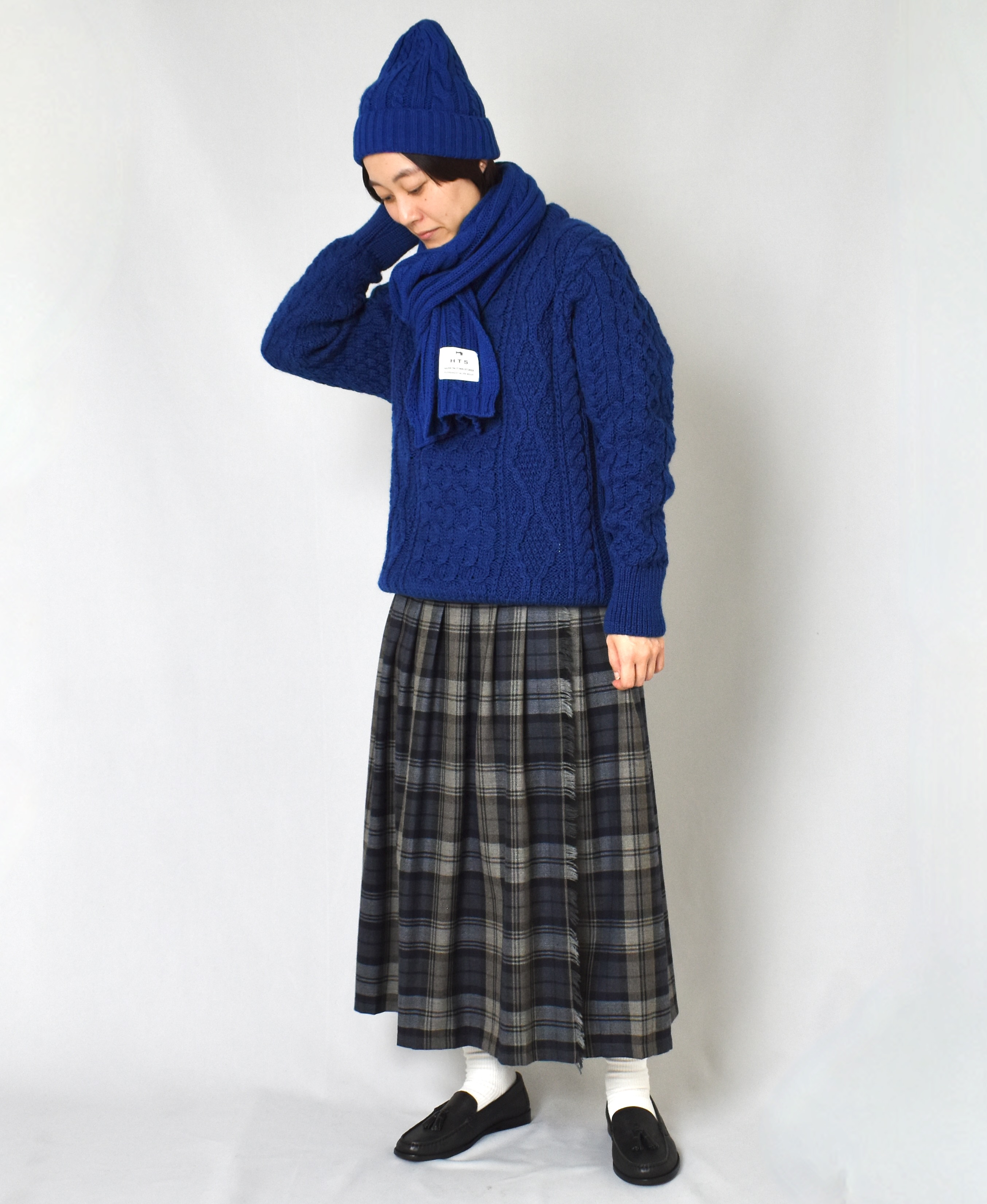 CHT2051 (ニット) WOOL ARAN CREW PULLOVER