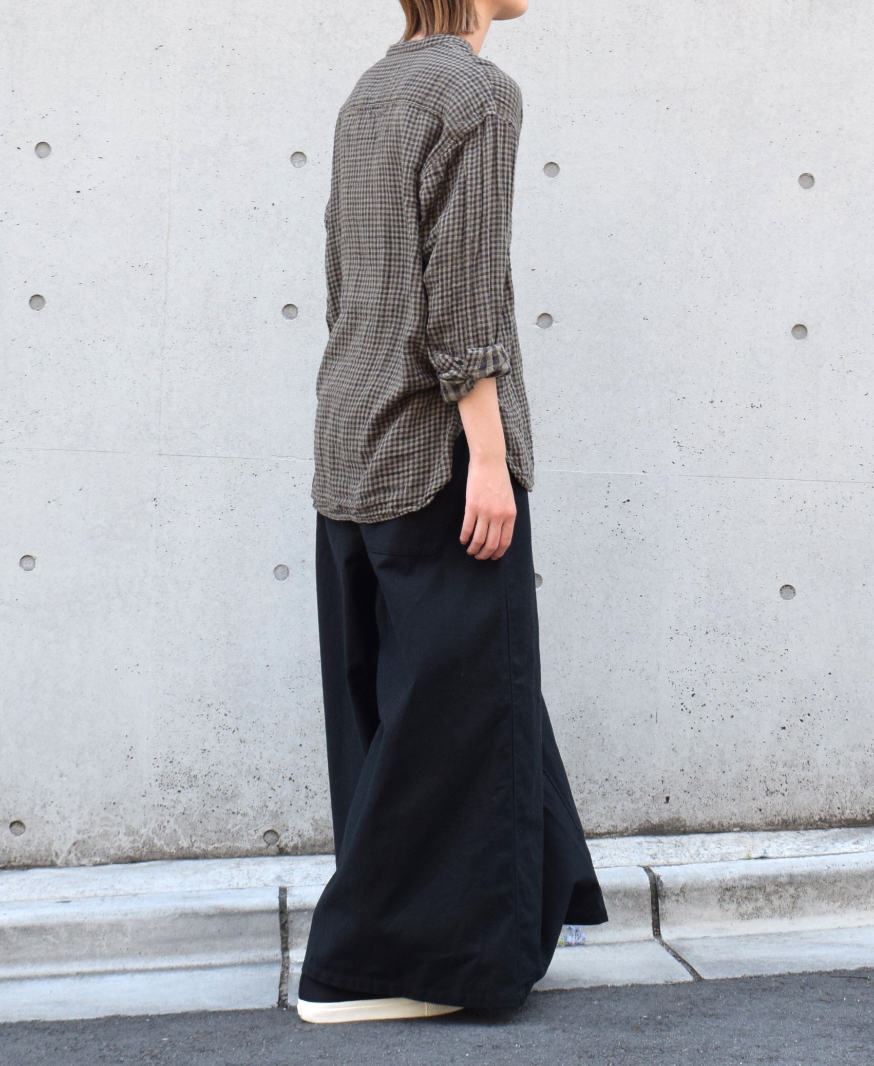 GNAM2354 (キュロット) BACK SATIN WRAP CULOTTES