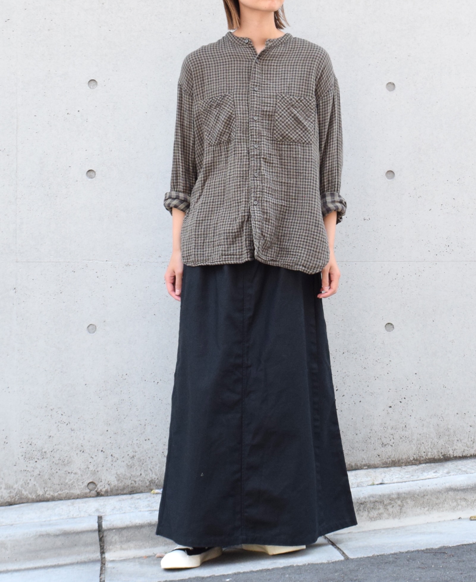 GNAM2354 (キュロット) BACK SATIN WRAP CULOTTES