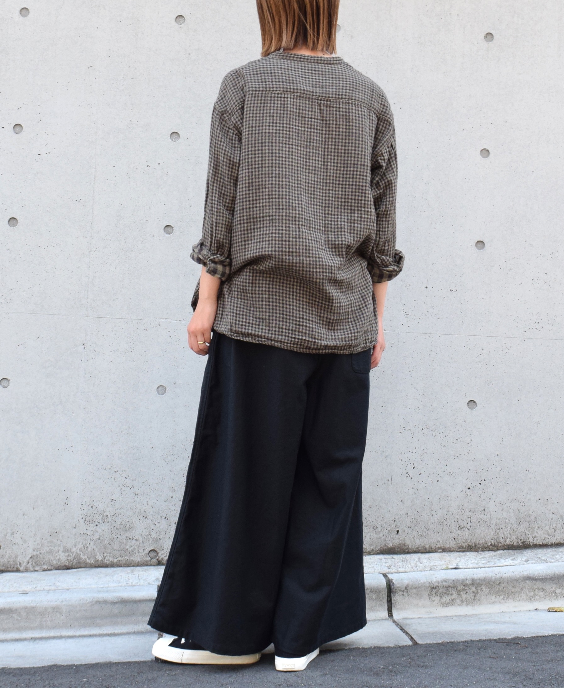 GNAM2354 (キュロット) BACK SATIN WRAP CULOTTES