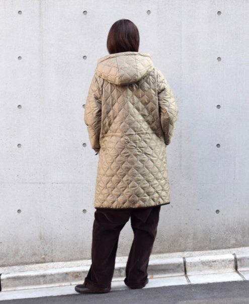 NAM1753 (コート) POLYxFLEECE HEAT QUILT REVERSIBLE HOODED COAT