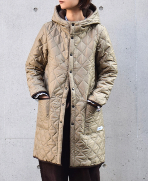 NAM1753 (コート) POLYxFLEECE HEAT QUILT REVERSIBLE HOODED COAT
