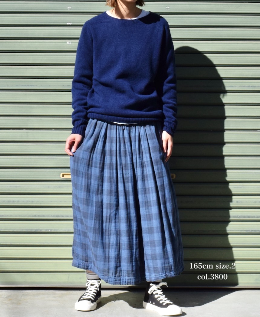 JNAMP1451 (ニット) GEELONG LAMBSWOOL CREW NECK SADDLE SHOULDER P/O