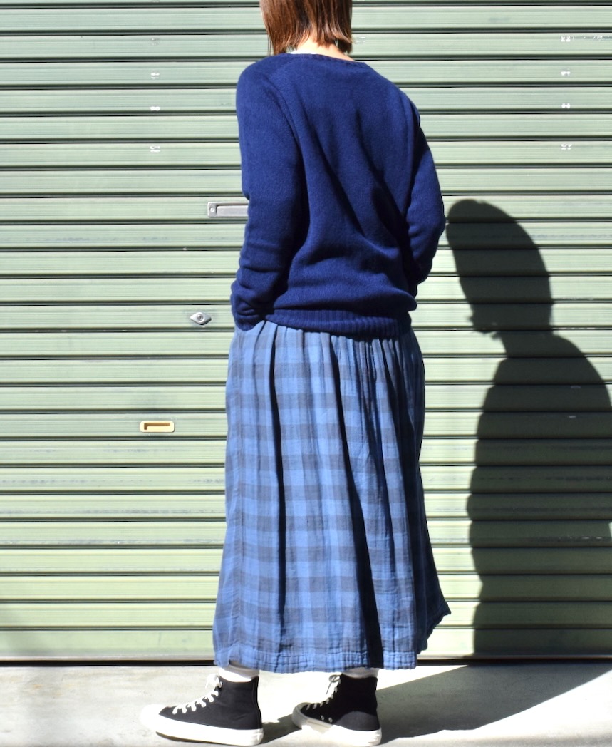 JNAMP1451 (ニット) GEELONG LAMBSWOOL CREW NECK SADDLE SHOULDER P/O