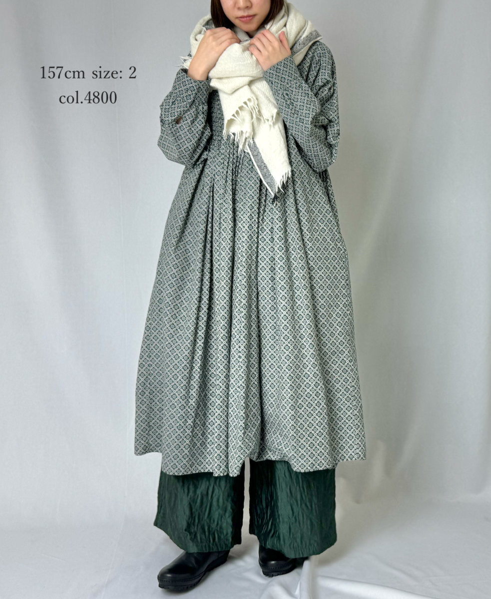 NMDS23523 (パンツ) QUILTED HANDWOVEN COTTON SILK PLAIN EASY PANTS