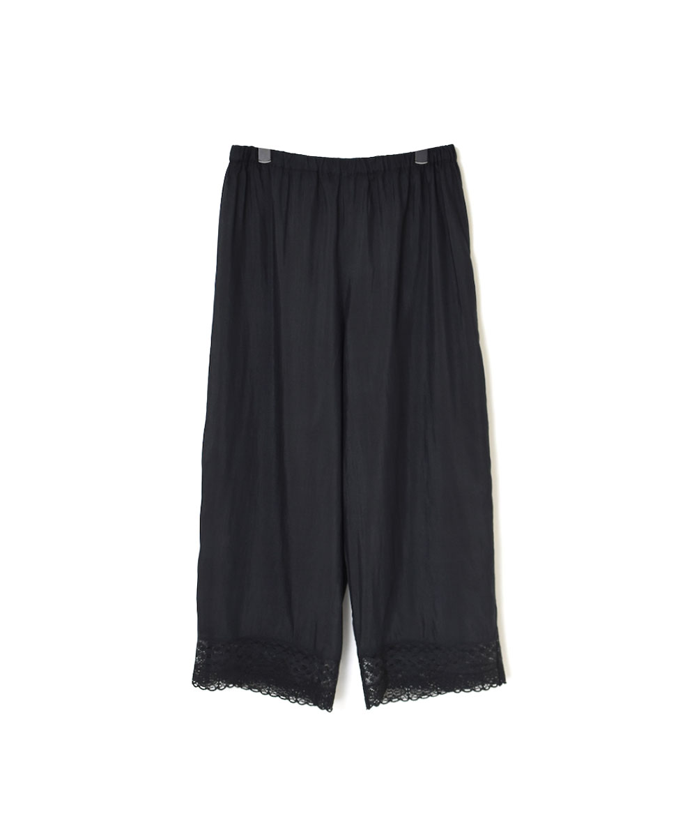 INMDS24045 (パンツ) HANDWOVEN COTTON SILK WITH LACE EASY PANTS│