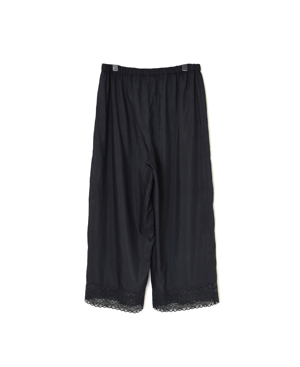 INMDS24045 (パンツ) HANDWOVEN COTTON SILK WITH LACE EASY PANTS