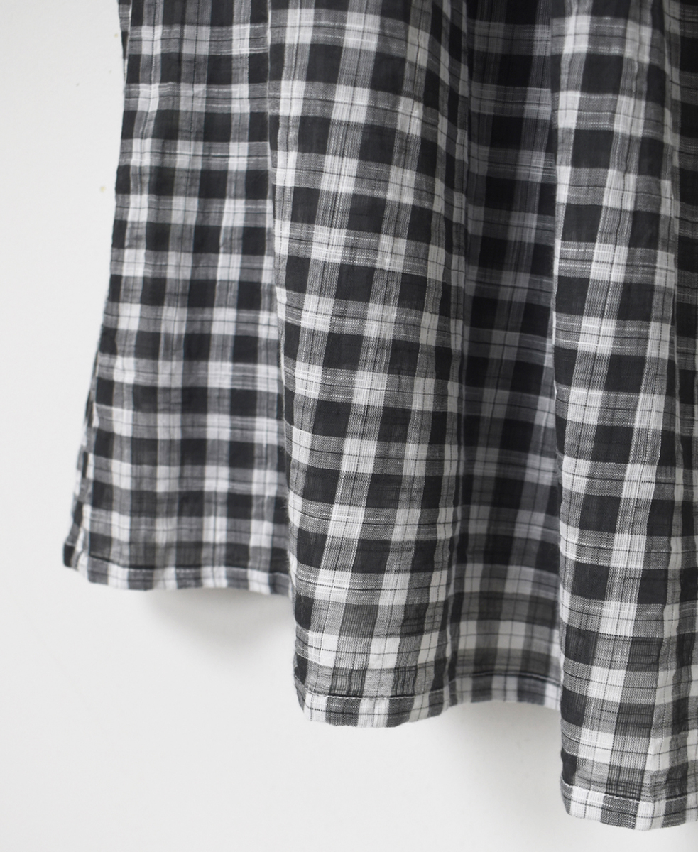 NSL24025 (ワンピース) COTTON FANCY GINGHAM CHECK 2WAY CAMISOLE DRESS