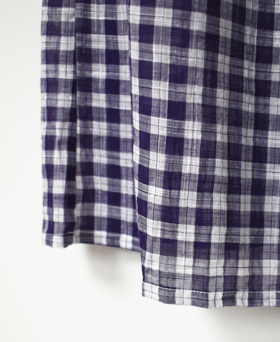 NSL24025 (ワンピース) COTTON FANCY GINGHAM CHECK 2WAY CAMISOLE DRESS