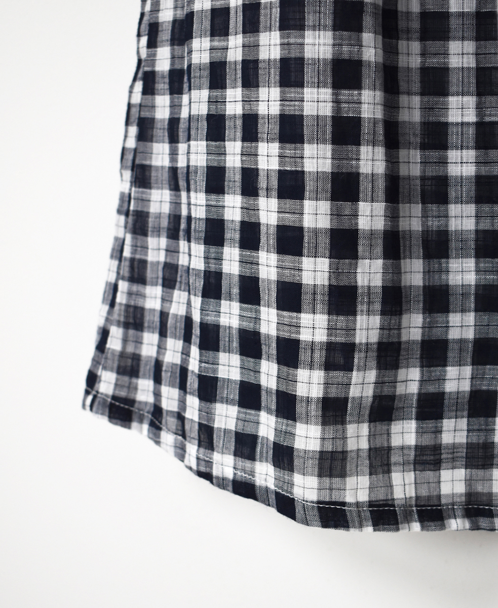 NSL24025 (ワンピース) COTTON FANCY GINGHAM CHECK 2WAY CAMISOLE DRESS