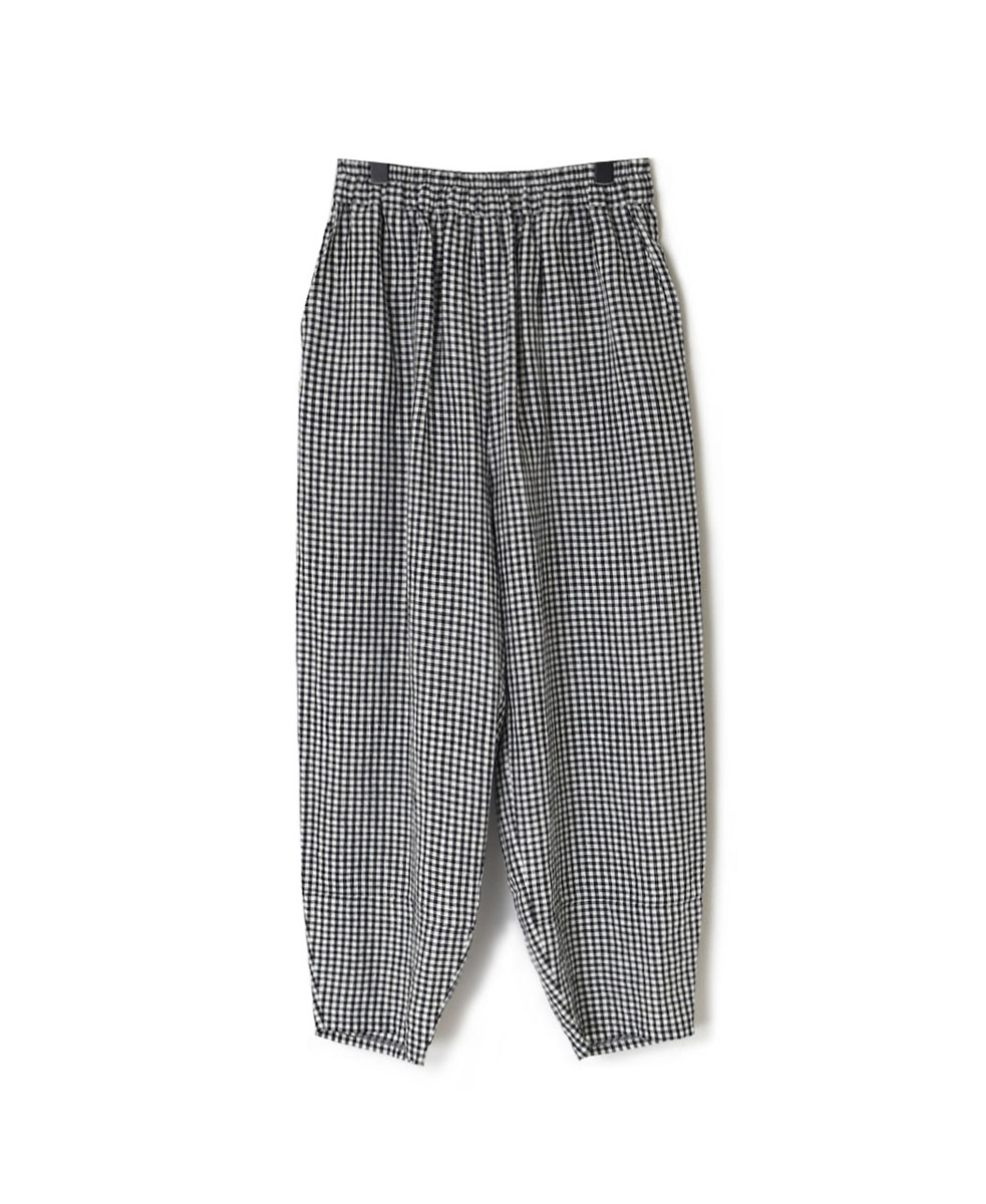 INSL24216 (パンツ) 60’S POWER LOOM LINEN GINGHAM CHECK EASY PANTS