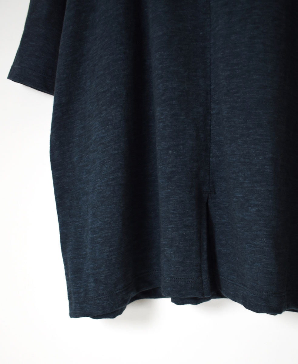 GNSL24041 (Tシャツ) SLUB VINTAGE CREW-NECK BACKSIDE SLIT T-SHIRT