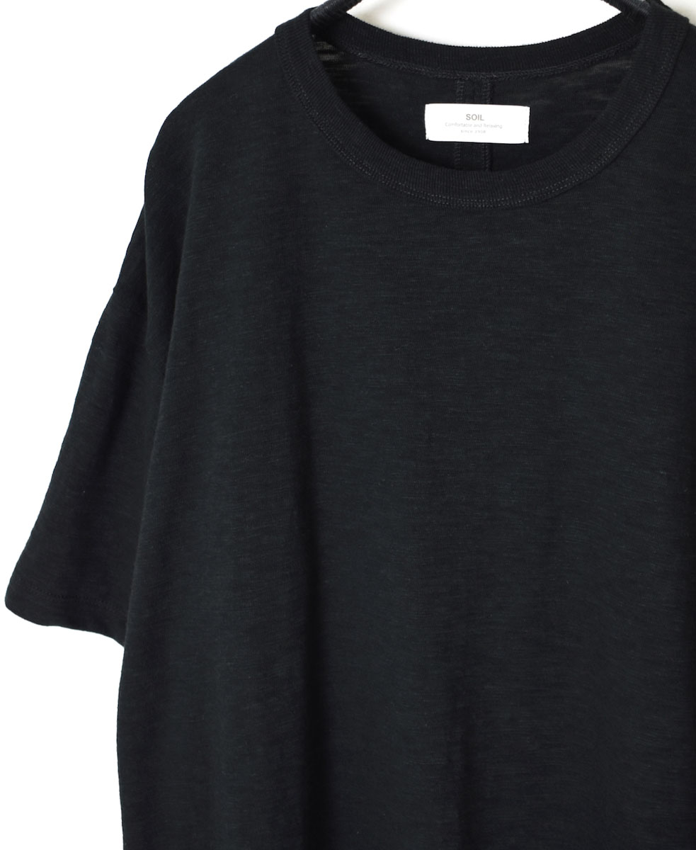 GNSL24041 (Tシャツ) SLUB VINTAGE CREW-NECK BACKSIDE SLIT T-SHIRT