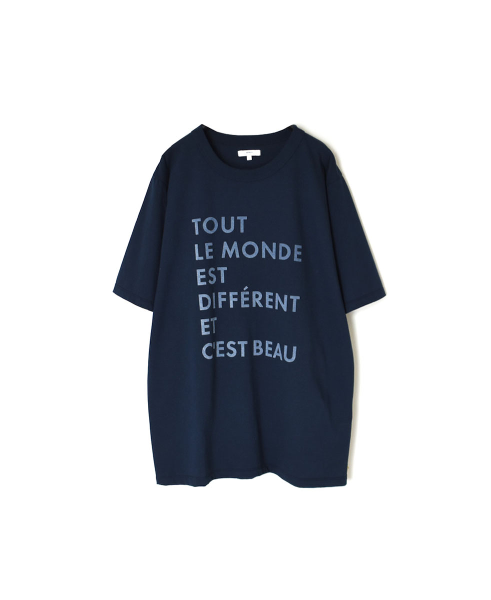 NFA1802P40 (Tシャツ) 4.4oz COTTON JERSEY "TOUT LE MONDE" CREW NECK OVERSIZED S/SL T-SHIRT