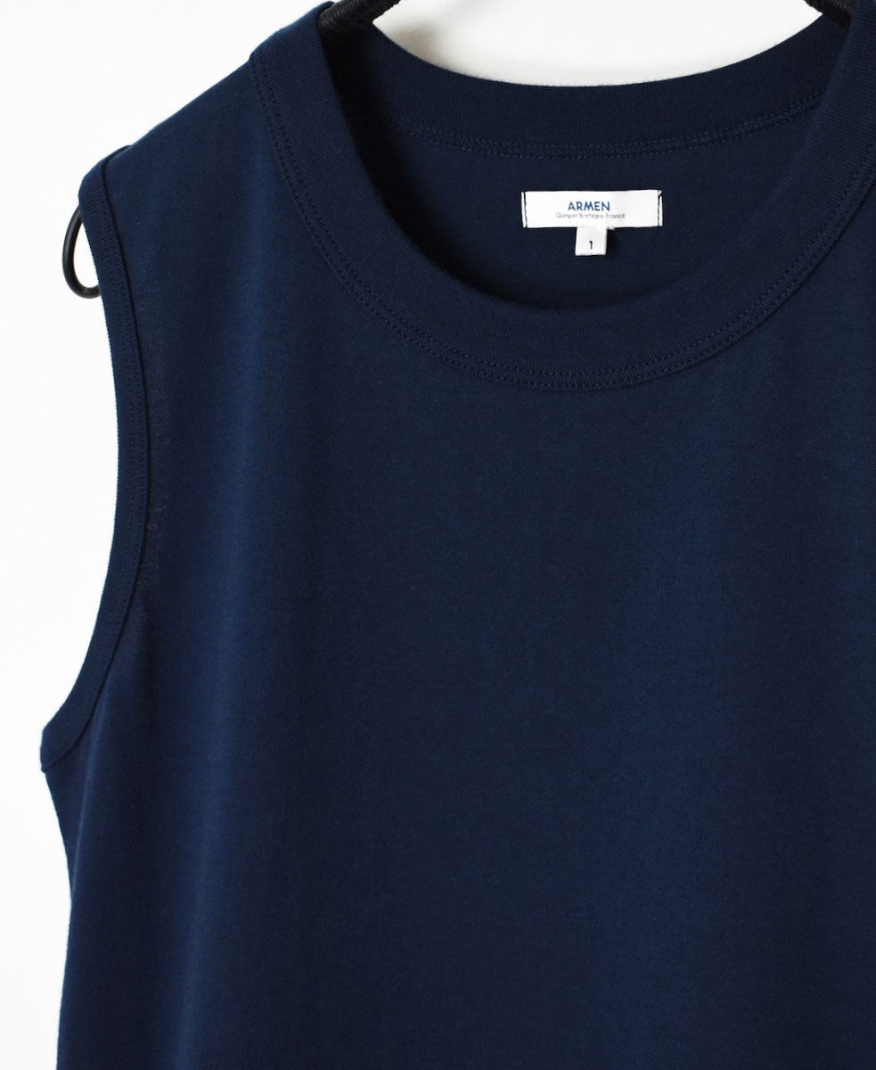NFA1801 (ノースリーブ) 4.4oz COTTON JERSEY CREW NECK NO/SL PULLOVER