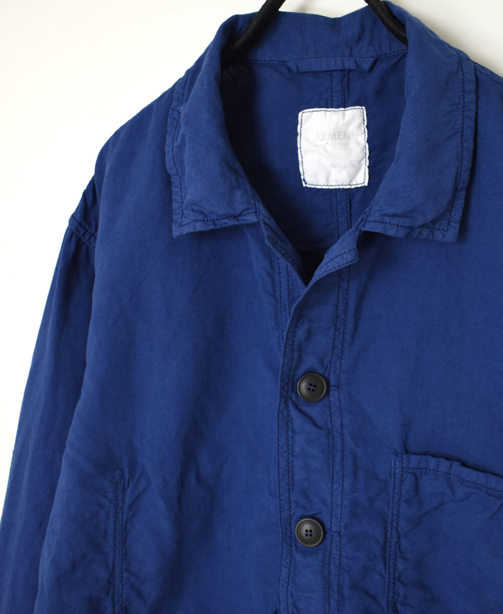 ISNAM2401 (ジャケット) LINEN / COTTON (OVERDYE) AUTHENTIC WORK JACKET