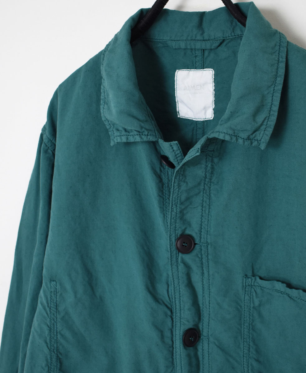 ISNAM2401 (ジャケット) LINEN / COTTON (OVERDYE) AUTHENTIC WORK JACKET