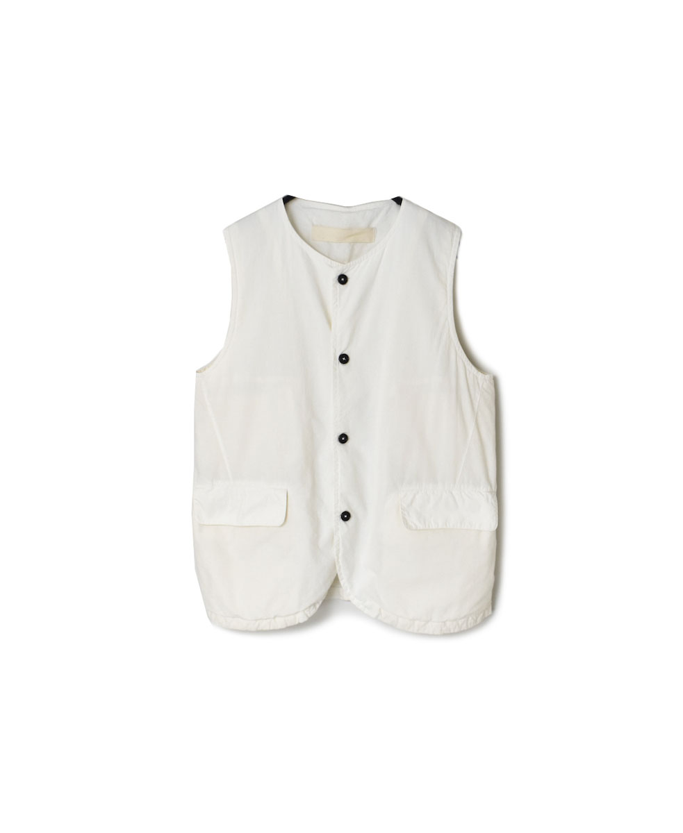 NVL2401PD (ベスト) 40'S COTTON POPLIN OVERDYED VEST