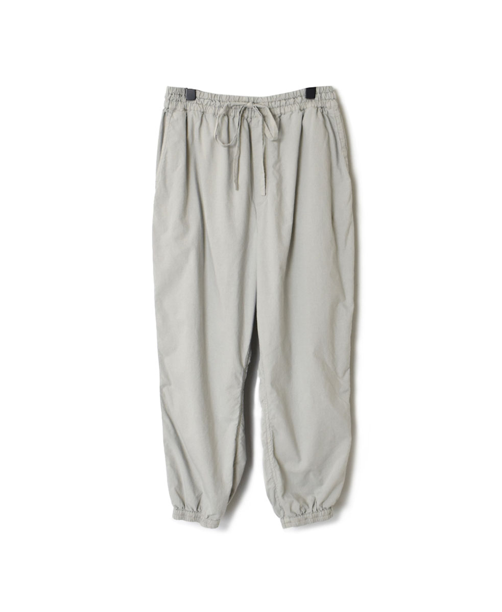 NVL2011PD (パンツ) 40'S COTTON POPLIN OVERDYED EASY PANTS