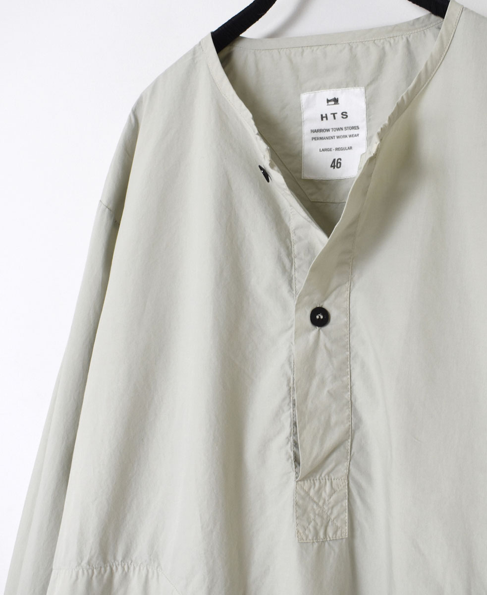 INHT2203CP (シャツ) 60'S COTTON POPLIN HENLEY NECK SHIRT