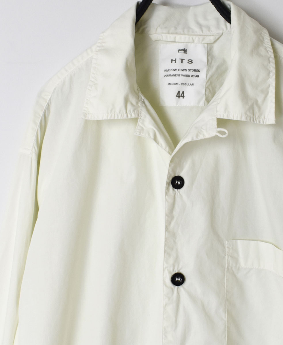 INHT2202CP (ロングシャツ) 60s COTTON POPLIN ONE-UP COLLAR LONG SHIRT