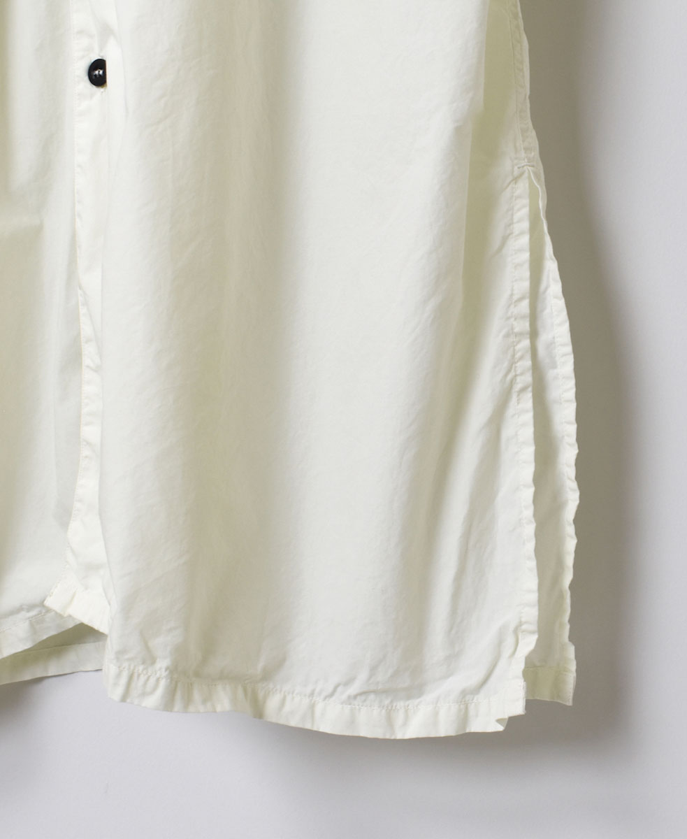 INHT2202CP (ロングシャツ) 60s COTTON POPLIN ONE-UP COLLAR LONG SHIRT