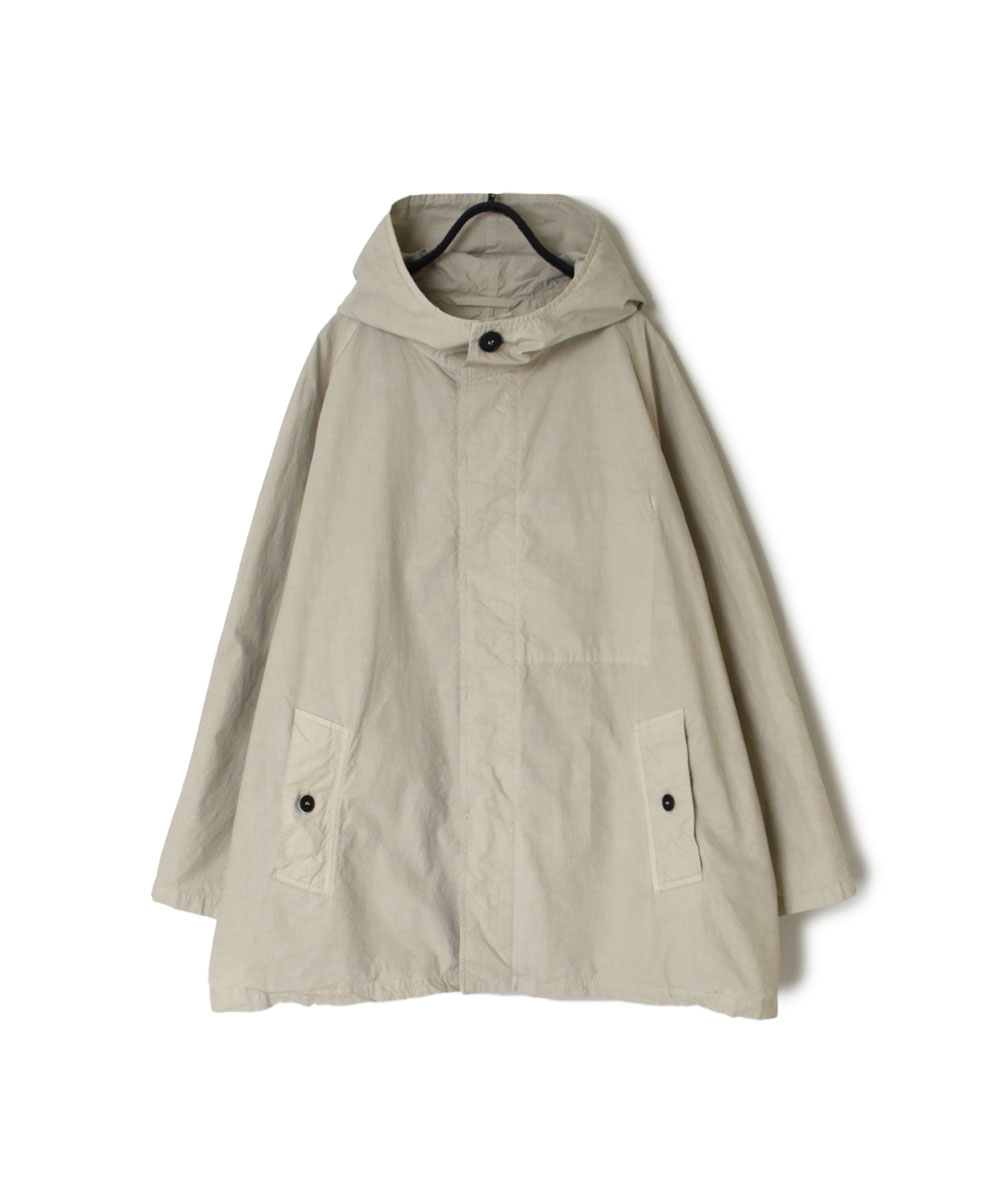 NHT2311TC (コート) LIGHT WEIGHT COTTON OVERDYE HOODED SHORT COAT