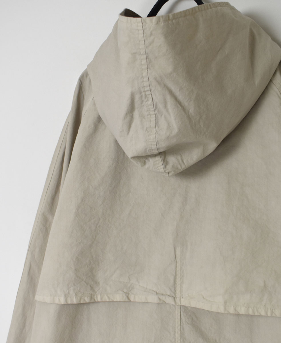 NHT2311TC (コート) LIGHT WEIGHT COTTON OVERDYE HOODED SHORT COAT