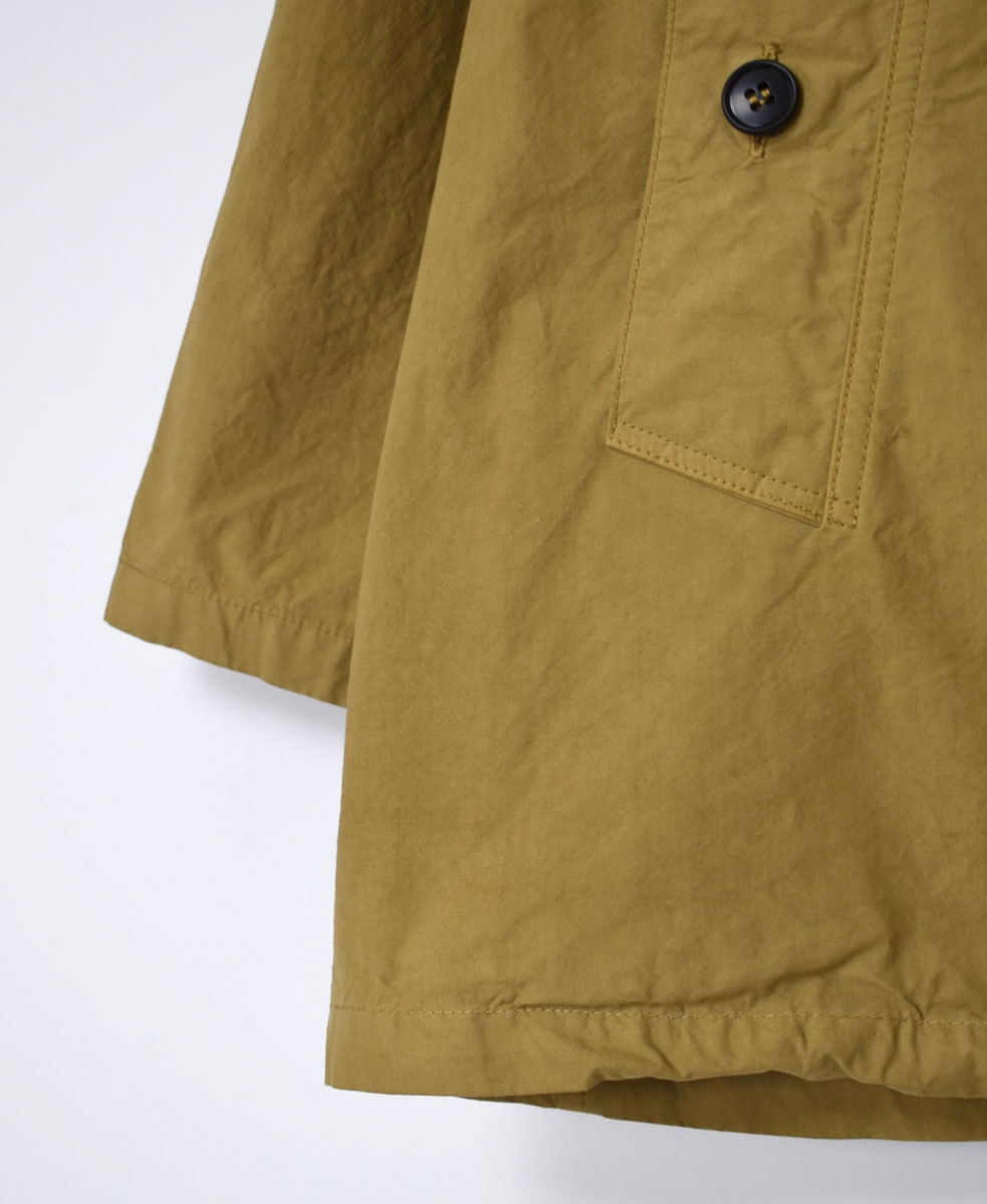 NHT2311TC (コート) LIGHT WEIGHT COTTON OVERDYE HOODED SHORT COAT