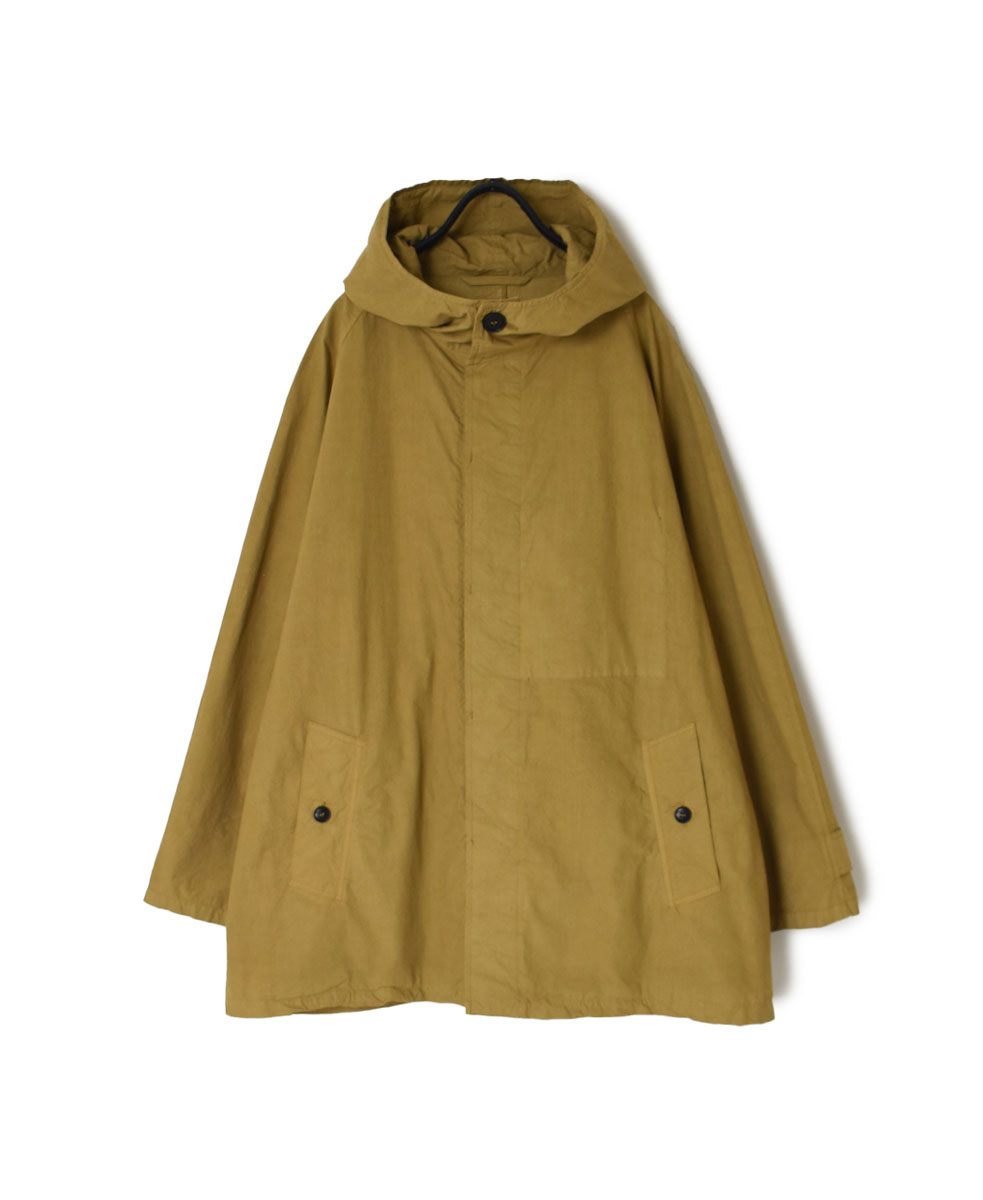 NHT2311TC (コート) LIGHT WEIGHT COTTON OVERDYE HOODED SHORT COAT